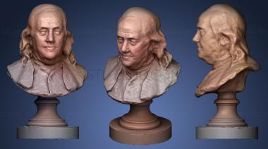 3D model Benjamin Franklin (STL)